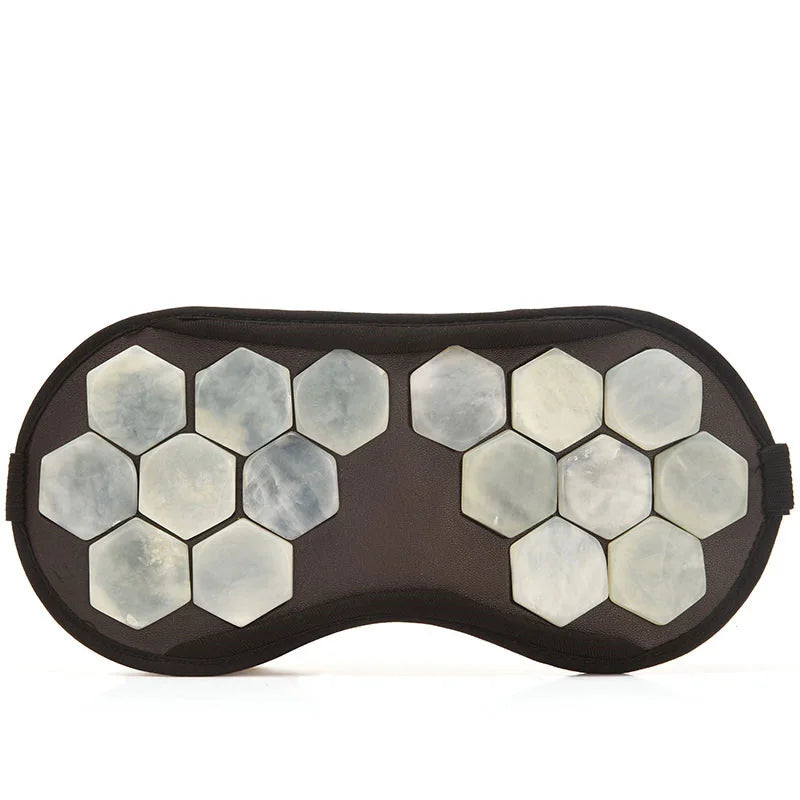 Beheizte Jade-Augenmassage-Maske