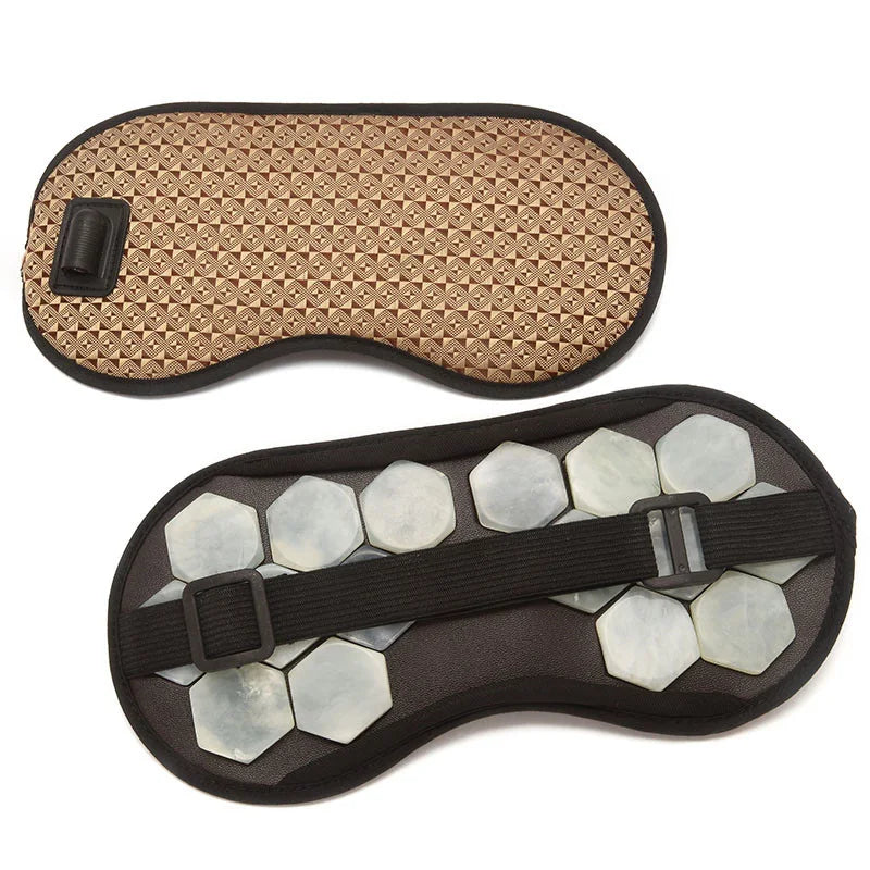 Beheizte Jade-Augenmassage-Maske