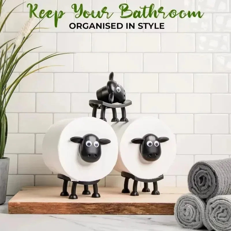LamRolle™ – Der lustige Toilettenpapierhalter, der dein Bad zum Hingucker macht