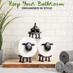 LamRolle™ – Der lustige Toilettenpapierhalter, der dein Bad zum Hingucker macht