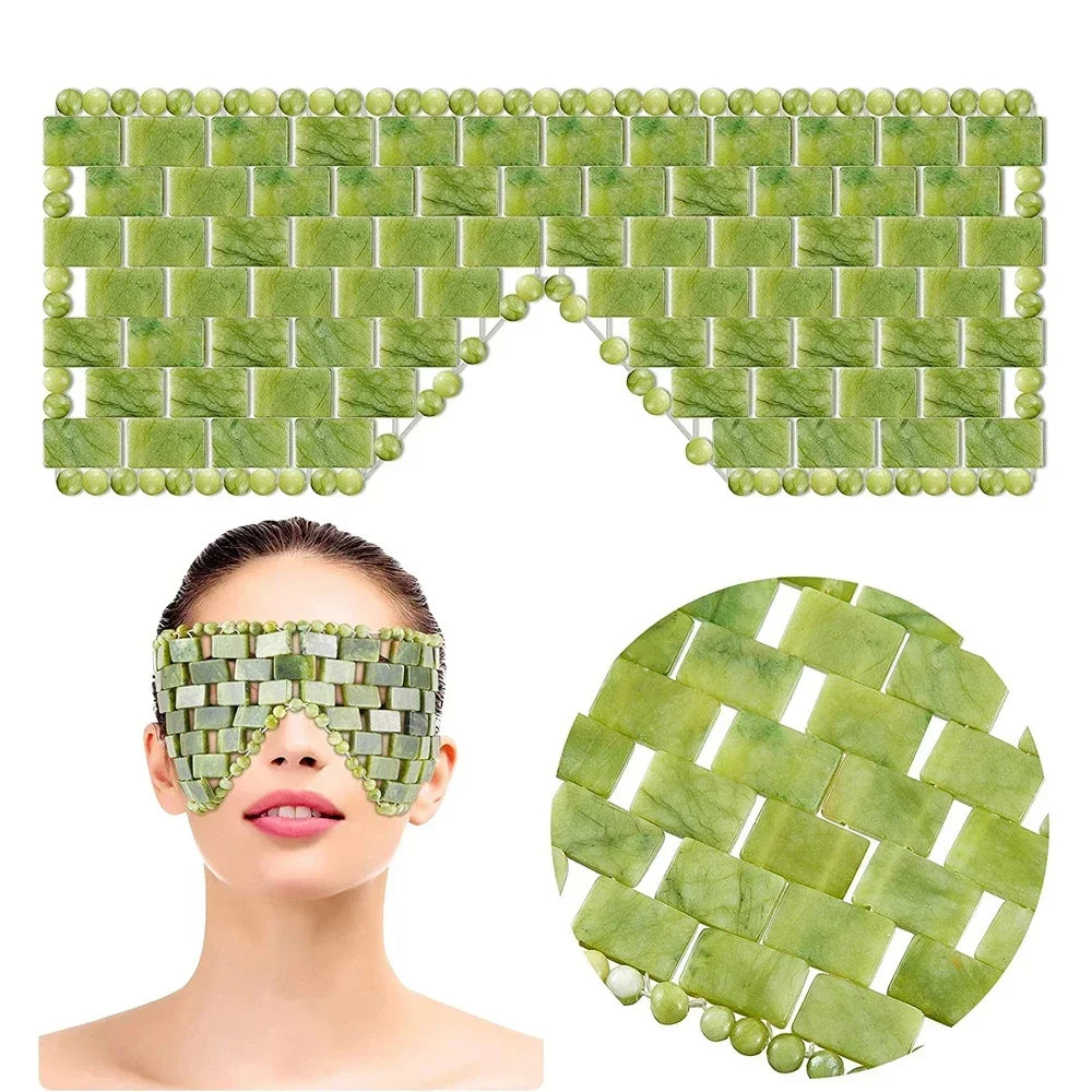 Kühlende Jade-Augen-Schlafmaske