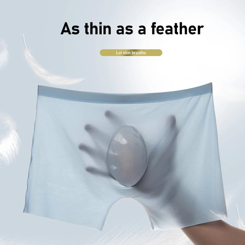 Nahtlose Boxershorts aus Eisseide für Herren