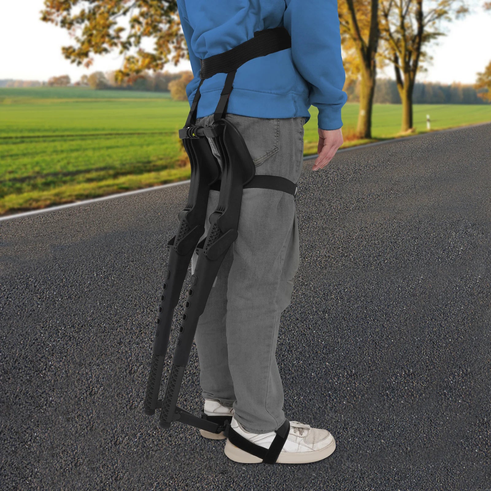 Tragbares Gehhilfen-Exoskelett