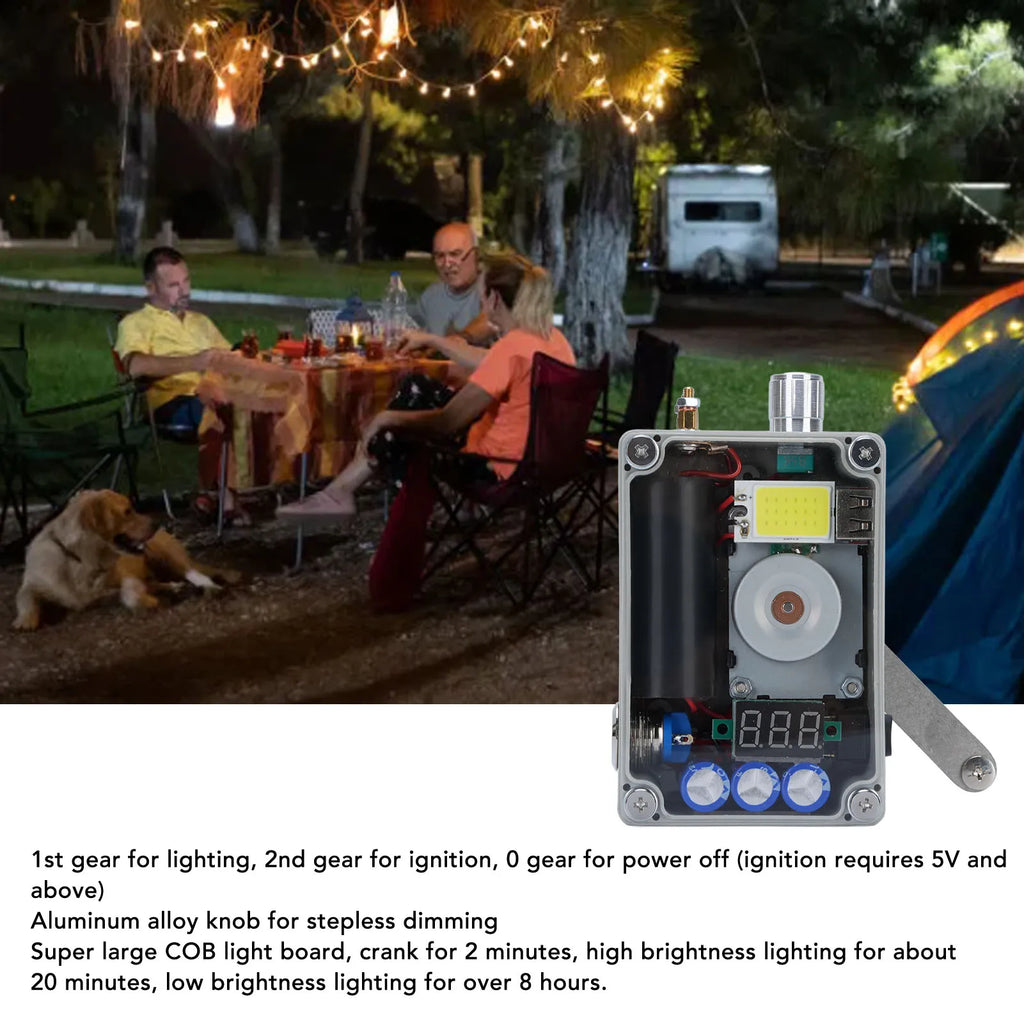 Luminis PowerGo™ Manueller Notstrom- & Lichtgenerator