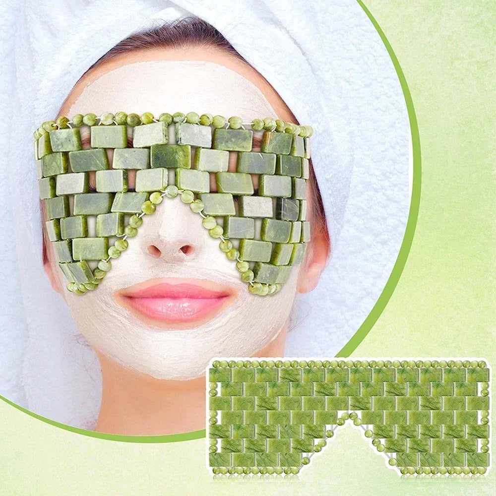 Kühlende Jade-Augen-Schlafmaske