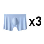 Nahtlose Boxershorts aus Eisseide für Herren