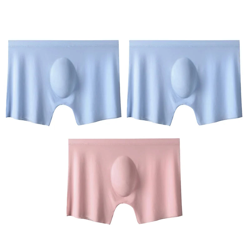 Nahtlose Boxershorts aus Eisseide für Herren
