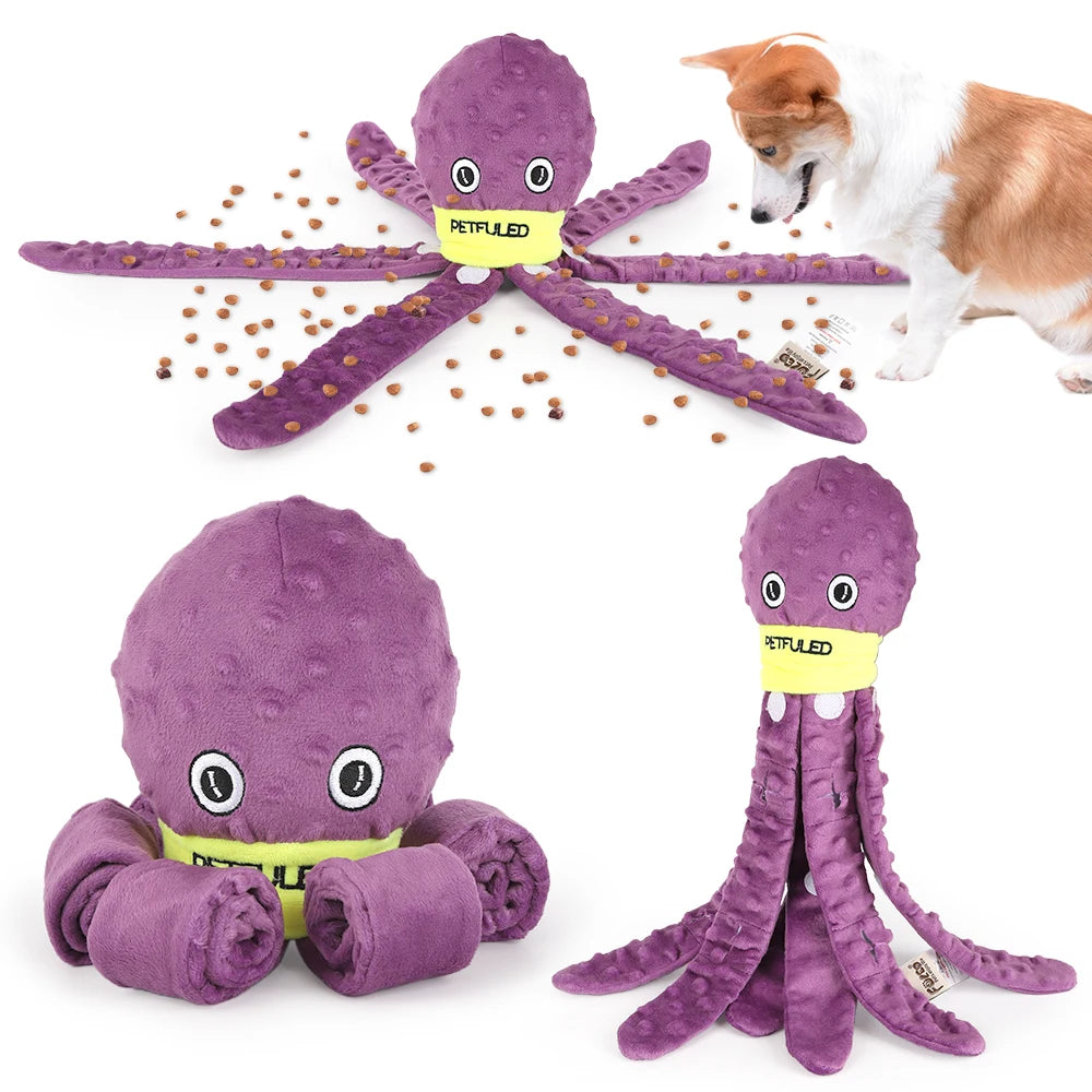 Oktopus-Hund-Schnüffel-Puzzle-Spielzeug