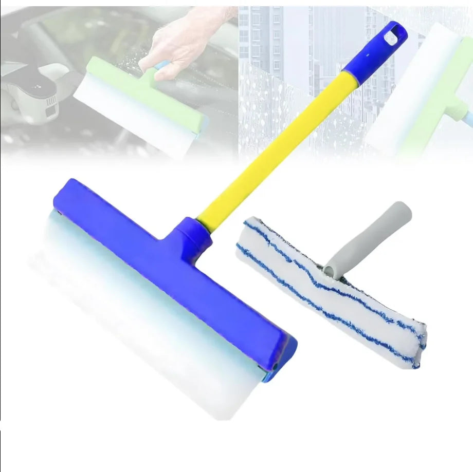 Luminis GlasMagie™ – Silikon-Fensterabzieher-Autowasch-Set für spiegelklaren Profi-Glanz