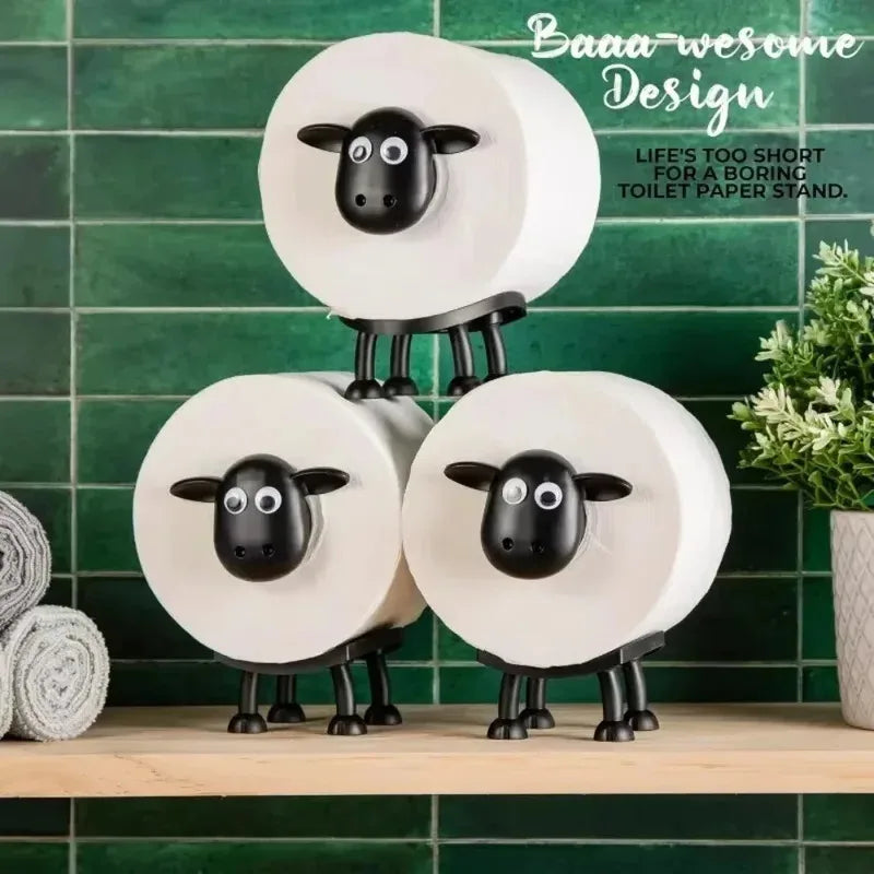 LamRolle™ – Der lustige Toilettenpapierhalter, der dein Bad zum Hingucker macht