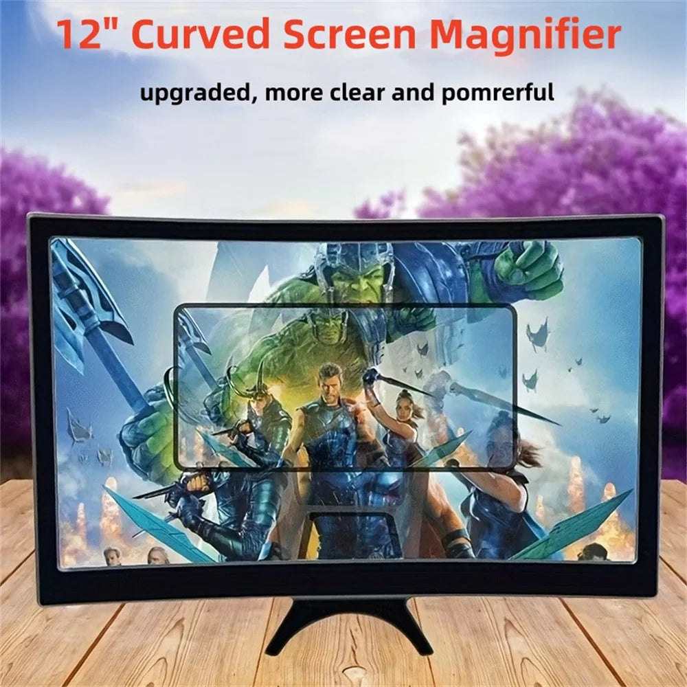 12" Gebogener Handy-Bildschirmvergrößerer