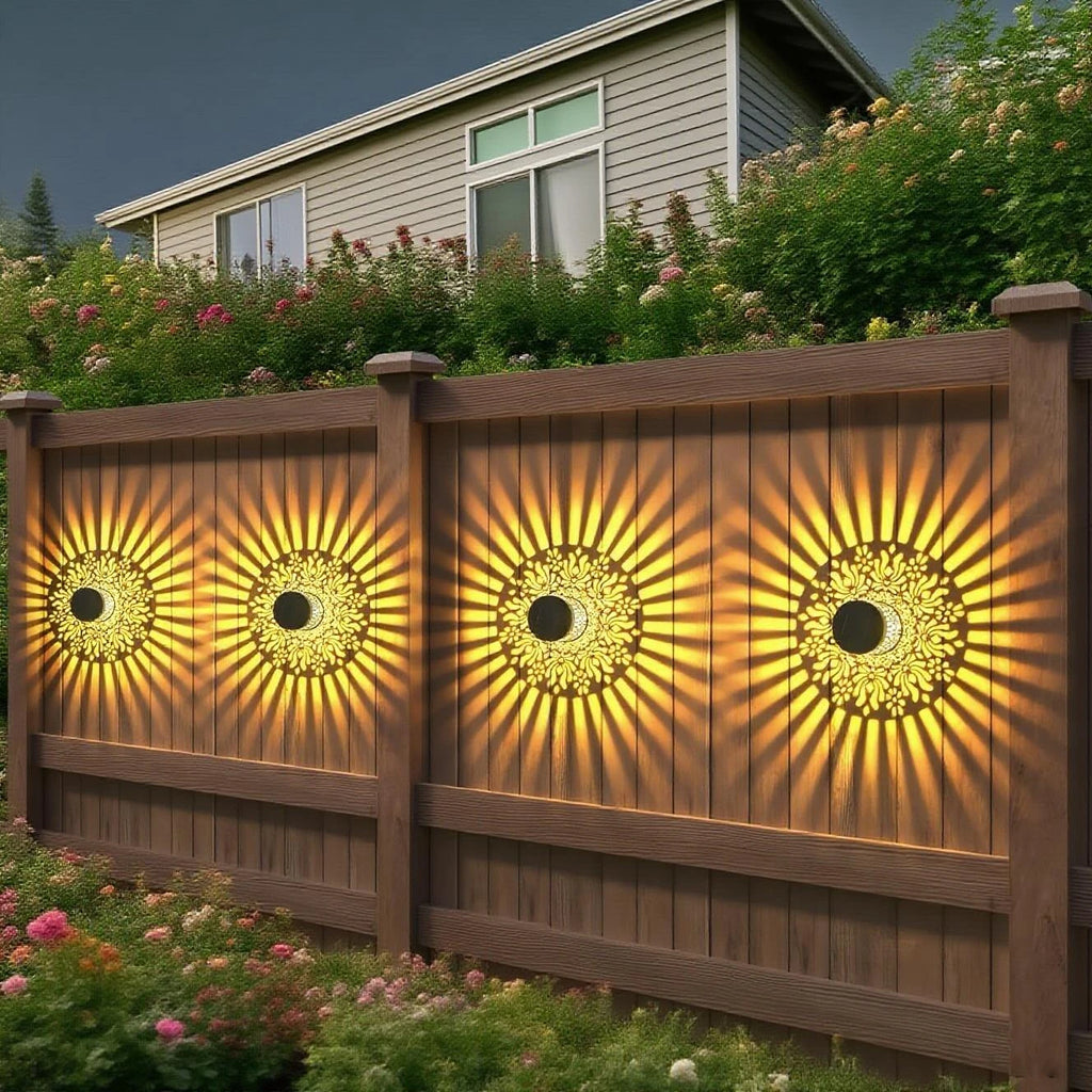 Luminis SolarBloom™ Wandleuchten – Magische Gartenbeleuchtung ohne Strom (2er Set)