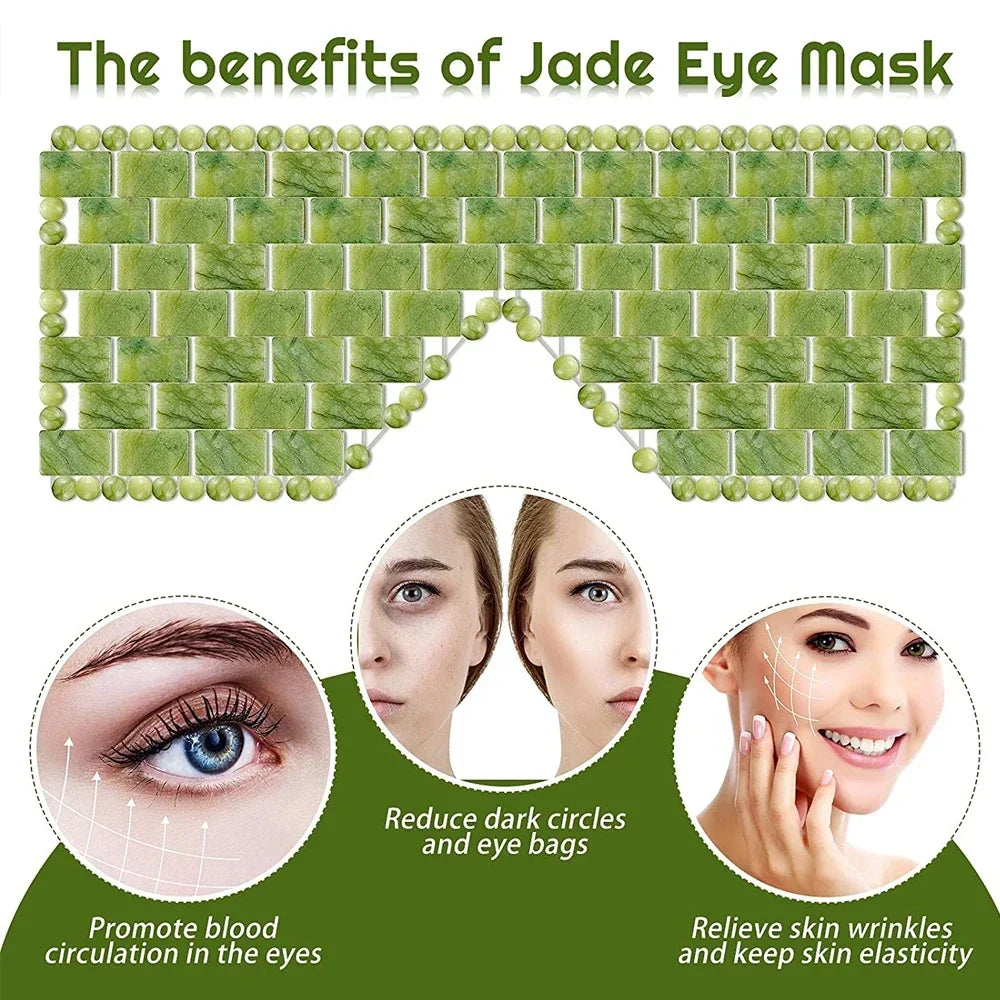 Kühlende Jade-Augen-Schlafmaske