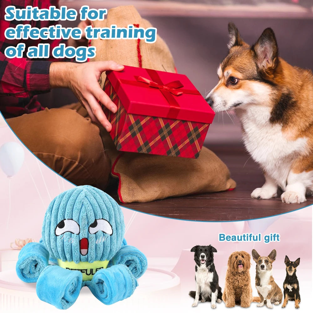 Oktopus-Hund-Schnüffel-Puzzle-Spielzeug