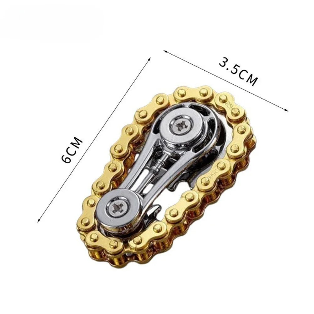 Metall-Fahrradketten-Fidget Spinner