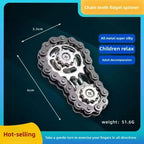 Metall-Fahrradketten-Fidget Spinner