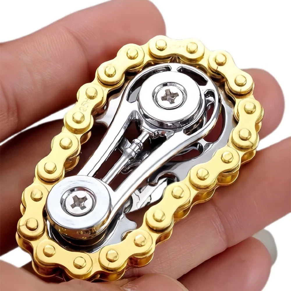 Metall-Fahrradketten-Fidget Spinner