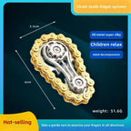 Metall-Fahrradketten-Fidget Spinner