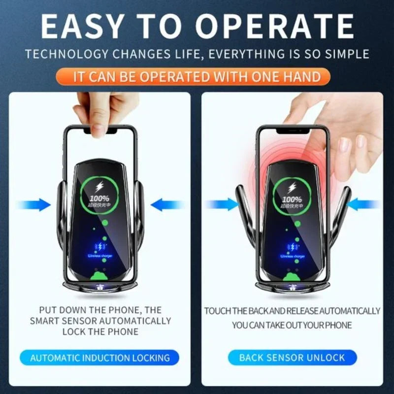 15W Kabelloses Lade-Autotelefonhalter