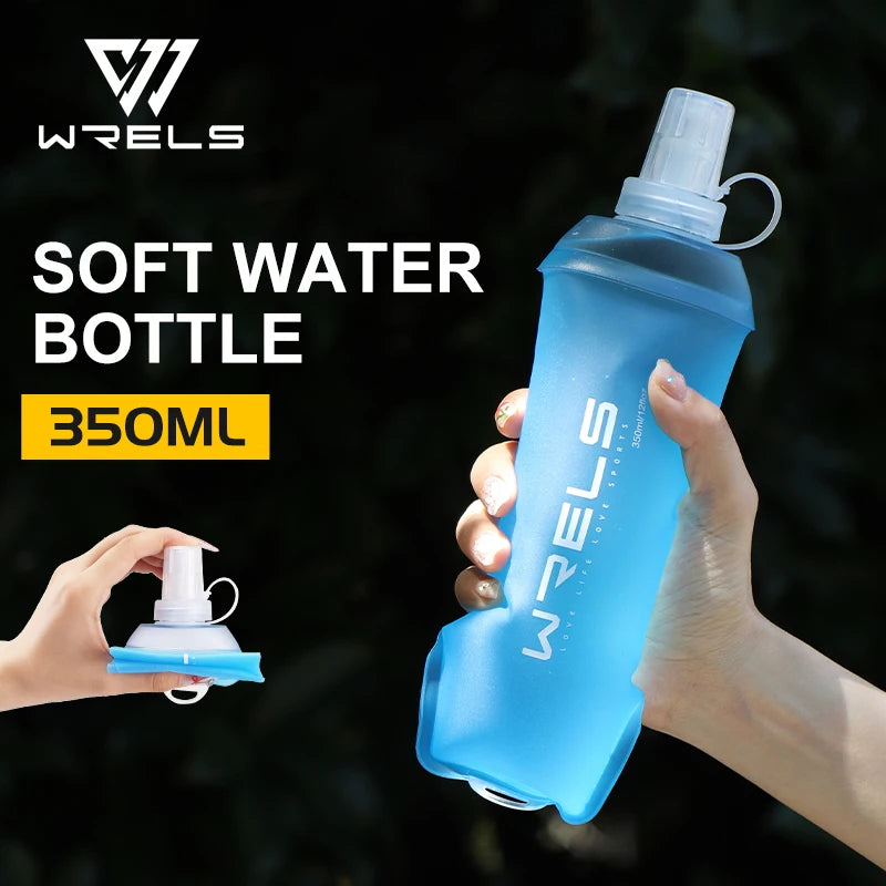 WRELS Faltbare Weiche Wasserflasche