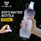 WRELS Faltbare Weiche Wasserflasche