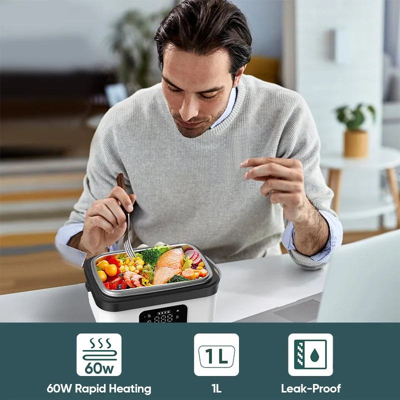 Luminis HeatBox™ Mobiler Essenswärmer & Lunchbox mit Heizfunktion