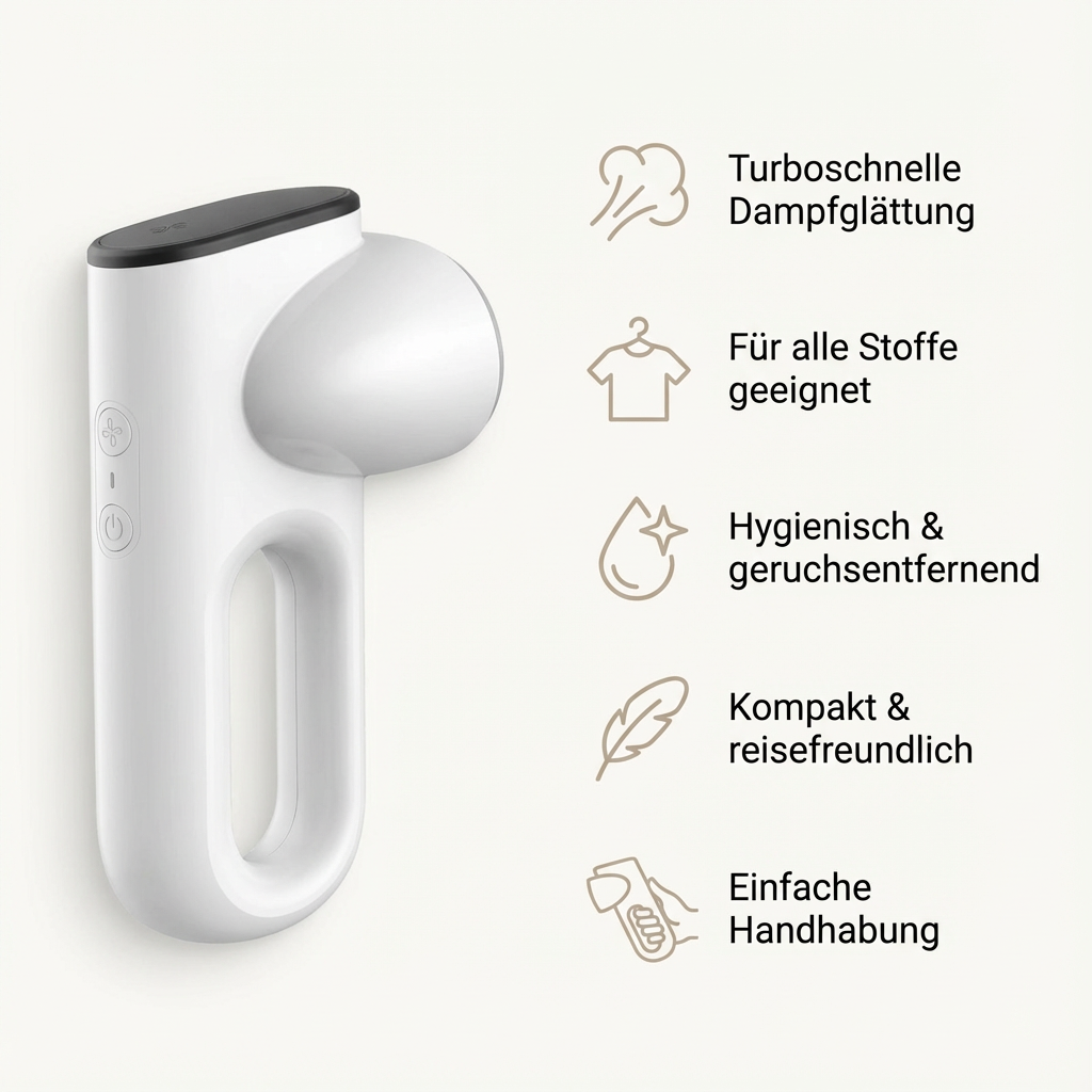 Luminis GlattFix™ 2-in-1 Dampf- & Saug-Faltenentferner