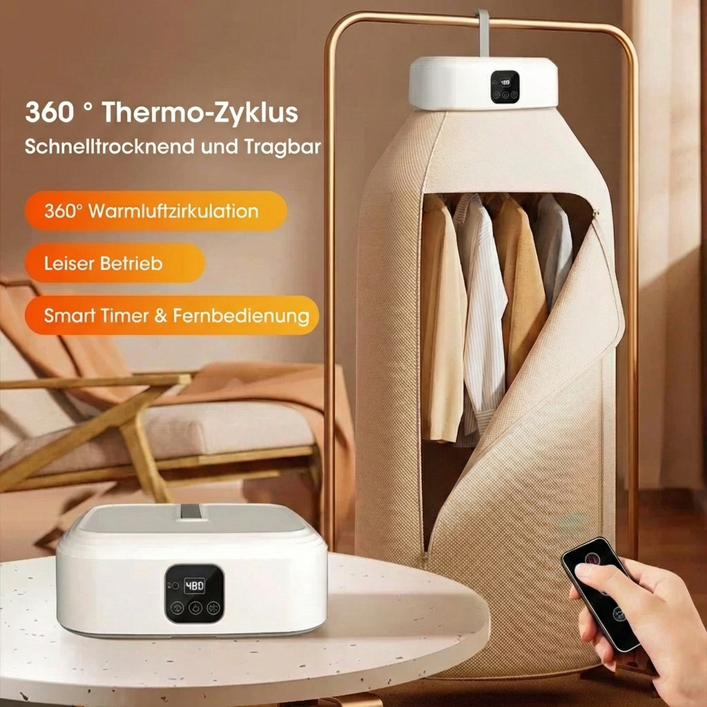 Luminis NovaDry™ – Kompakter Warmluft-Kleidungstrockner