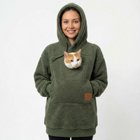 SnugglePaw™ Hoodie mit Kuschel-Tasche für Katze & Hund