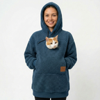 SnugglePaw™ Hoodie mit Kuschel-Tasche für Katze & Hund