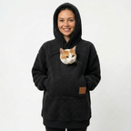 SnugglePaw™ Hoodie mit Kuschel-Tasche für Katze & Hund