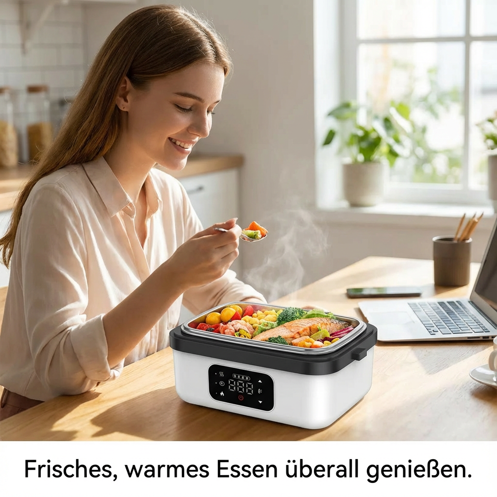 Luminis HeatBox™ Mobiler Essenswärmer & Lunchbox mit Heizfunktion