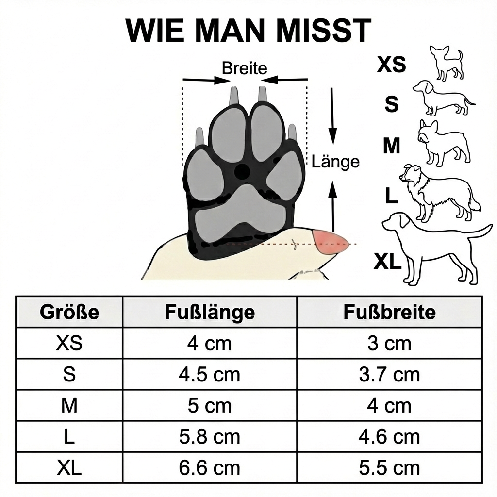 Luminis PawGrip™ Rutschfeste Hundeschuhe
