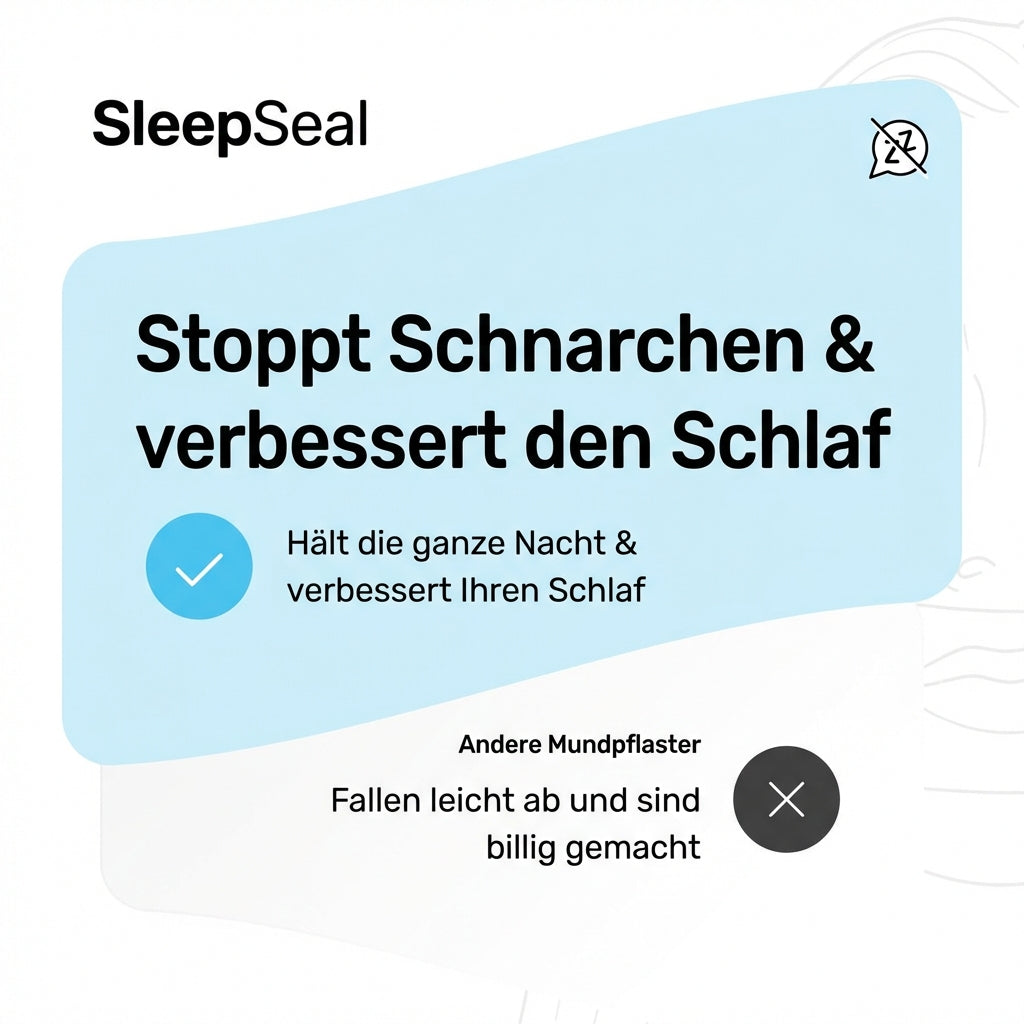 SleepSeal™ – Sanftes Schlaf-Mundpflaster