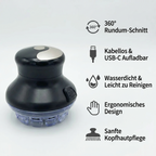 TrimSphere Kabelloser 360°-Rundhaarschneider