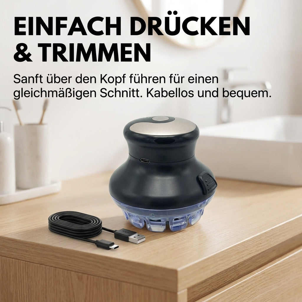 TrimSphere Kabelloser 360°-Rundhaarschneider