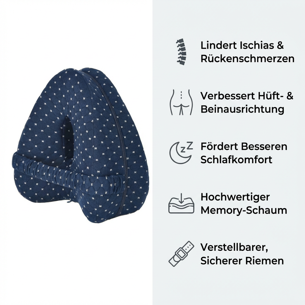 AlignRest™ Orthopädisches Ischias- & Beinkissen