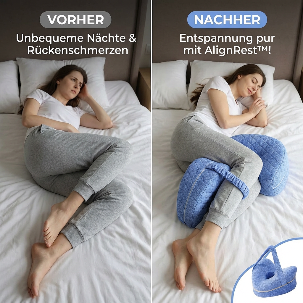 AlignRest™ Orthopädisches Ischias- & Beinkissen