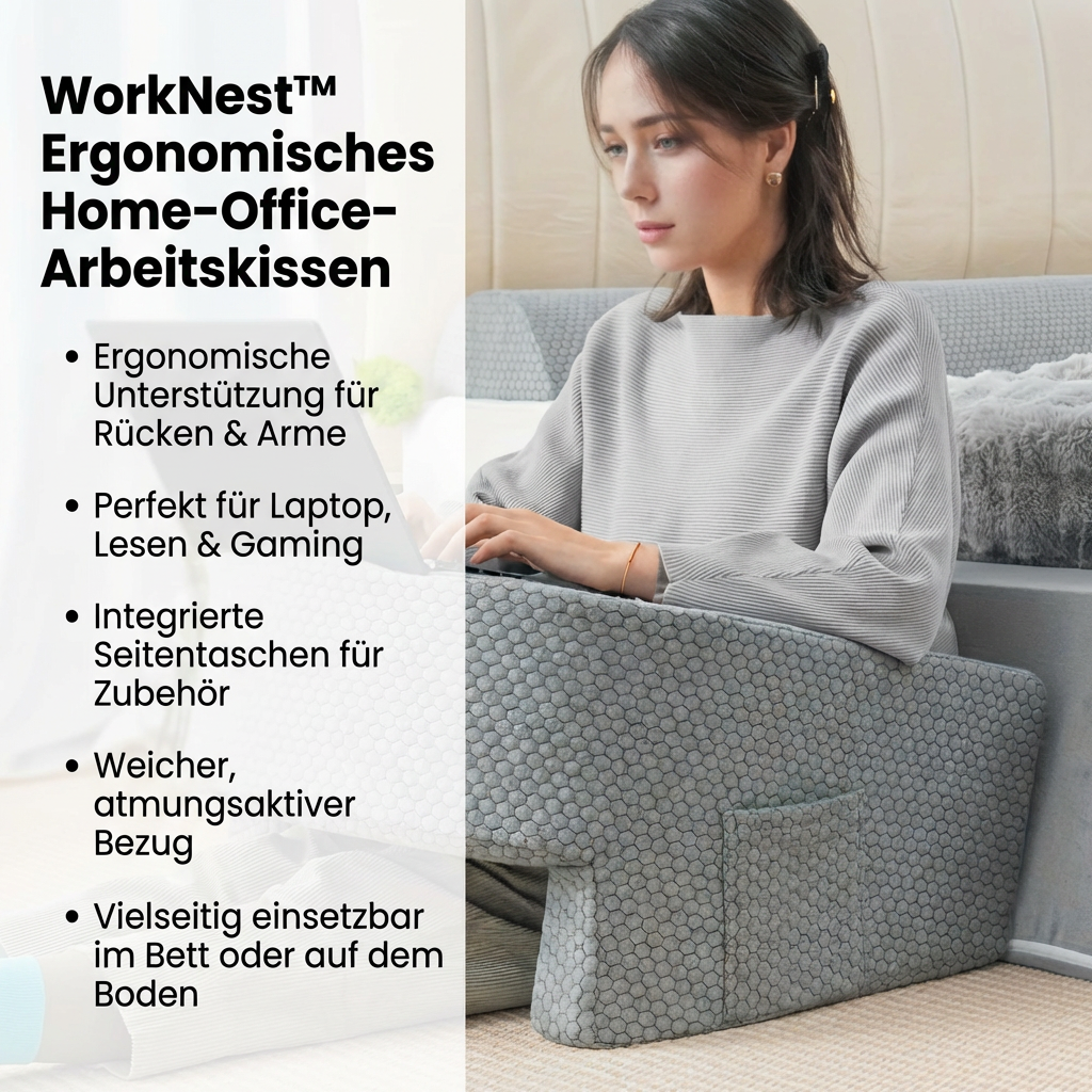 WorkNest™ Ergonomisches Home-Office-Arbeitskissen