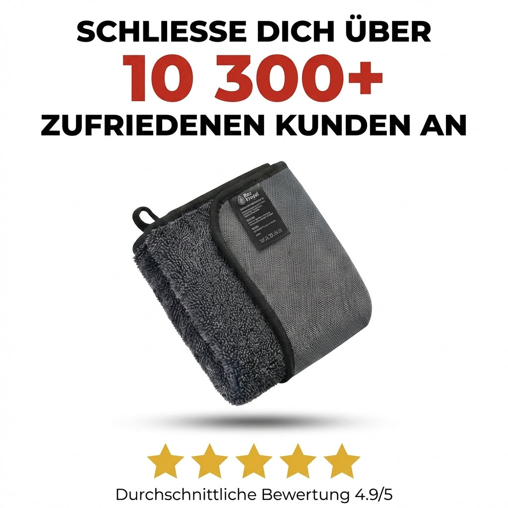Streifenfreies Mikrofasertuch – Für perfekte Reinigung ohne Wasserflecken