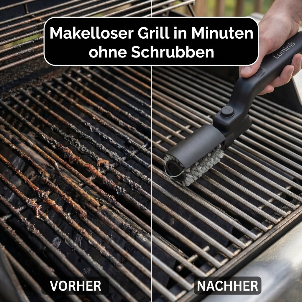 GrillBrush™ – Elektrische Grillreinigung ohne Schrubben