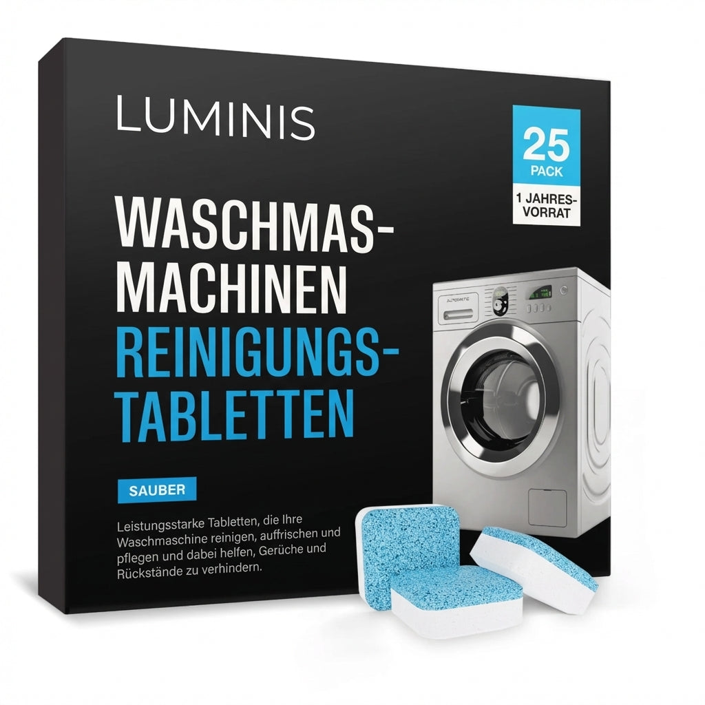 Luminis™ Waschmaschinen-Reinigungstabletten – Tiefenreinigung für hygienische Frische