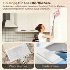 FlexiMop™ – Reinigen ohne Schmutzkontakt & ohne Spezialtücher