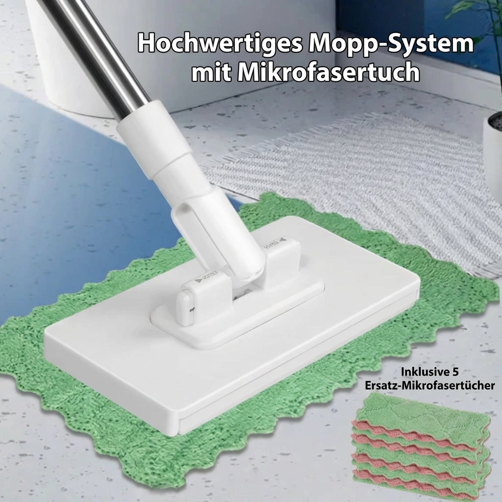 FlexiMop™ – Reinigen ohne Schmutzkontakt & ohne Spezialtücher