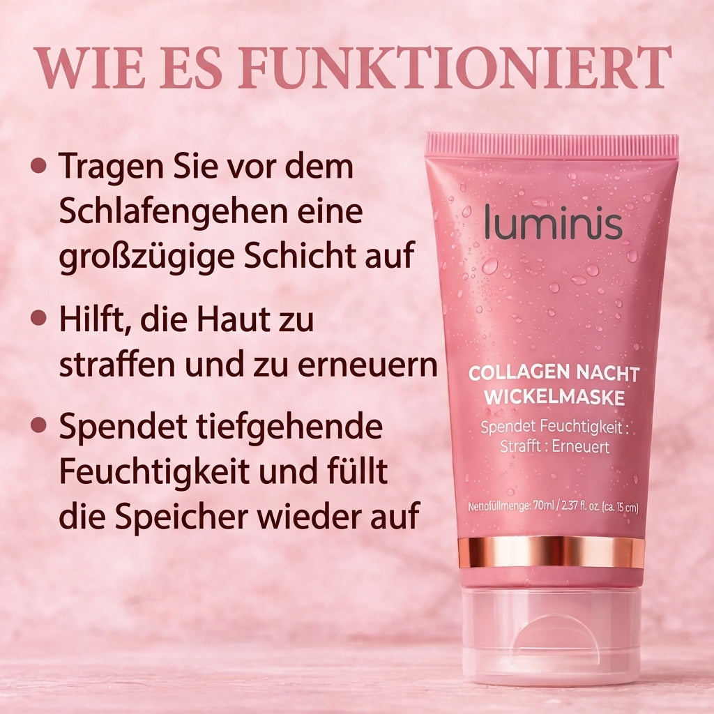 Luminis CollagenGlow™ Nachtmaske – Strahlende Haut über Nacht