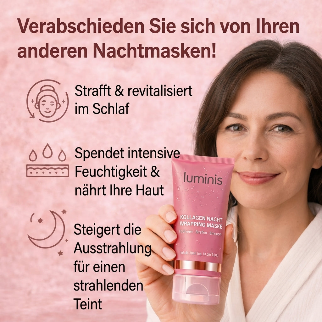 Luminis CollagenGlow™ Nachtmaske – Strahlende Haut über Nacht