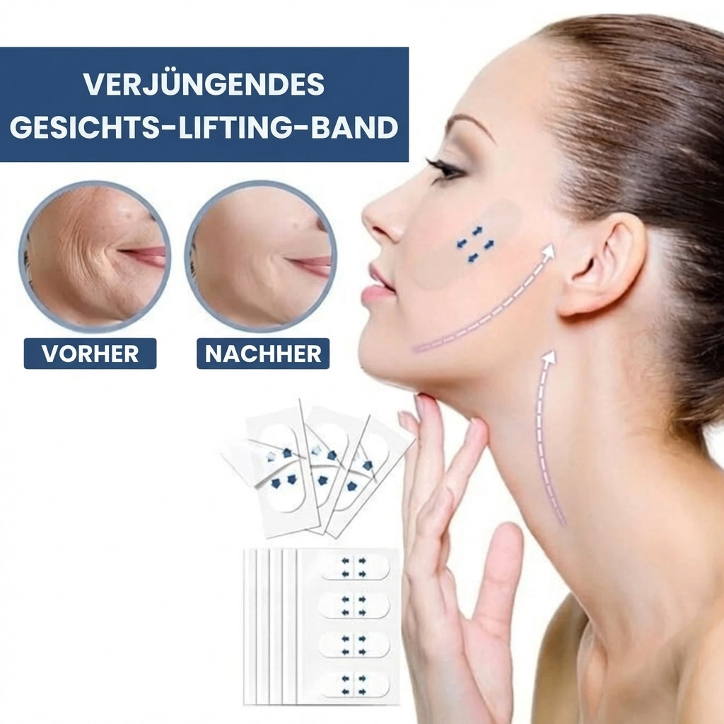 Luminis V-Lift™ – Unsichtbare Gesichtsstraffungsbänder für sofortigen Lifting-Effekt (40 Stück)