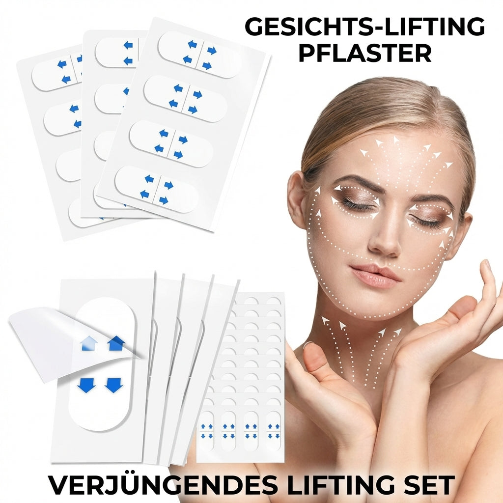 Luminis V-Lift™ – Unsichtbare Gesichtsstraffungsbänder für sofortigen Lifting-Effekt (40 Stück)