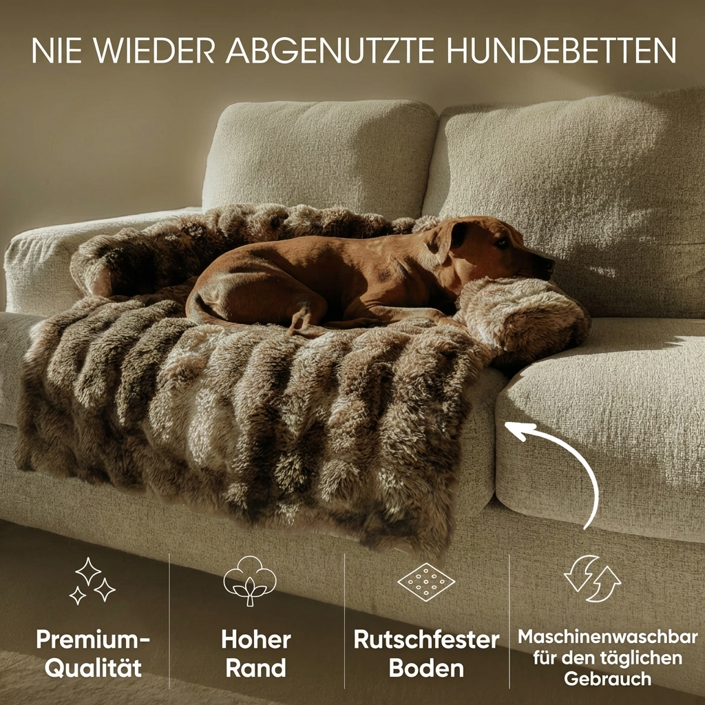 Luminis CozyNest™ Haustierbett – Luxuriöser Komfort & Geborgenheit für Ihren Liebling