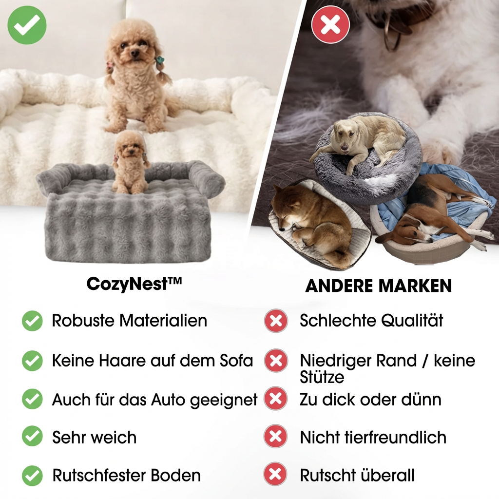 Luminis CozyNest™ Haustierbett – Luxuriöser Komfort & Geborgenheit für Ihren Liebling
